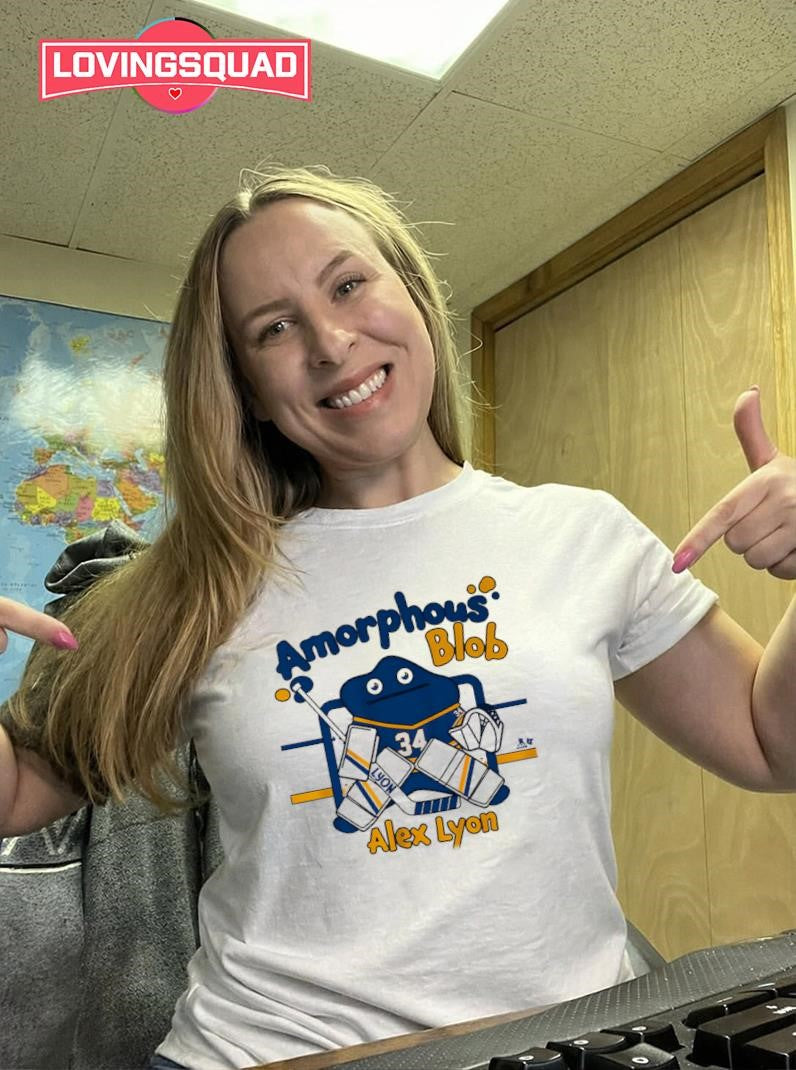 Alex Lyon Amorphous Blob Buffalo Sabres Shirt