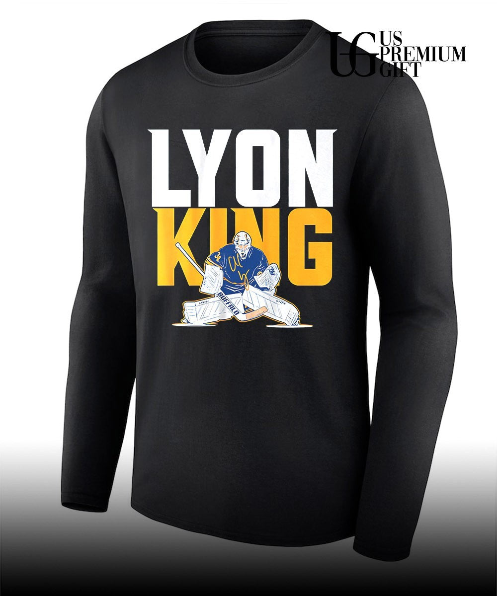 Alex Lyon King The Goalie King Buffalo Sabres hockey shirt
