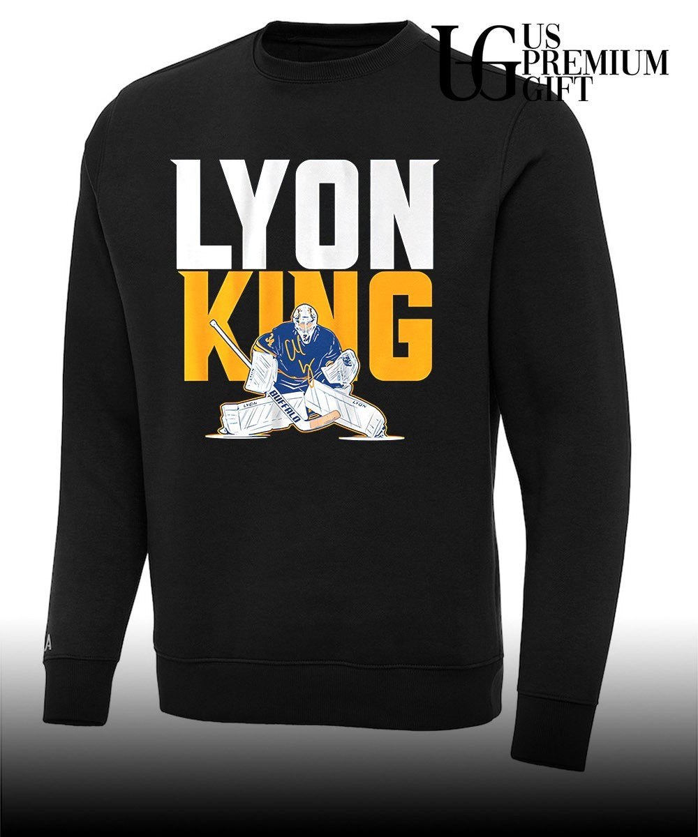 Alex Lyon King The Goalie King Buffalo Sabres hockey shirt