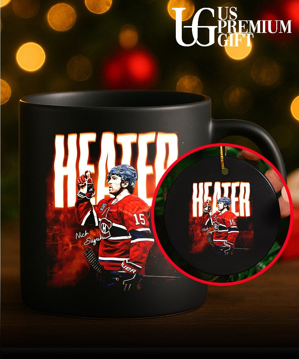 Alex Newhook Heater Nick Suzuki Montreal Canadiens hockey 2026 shirt