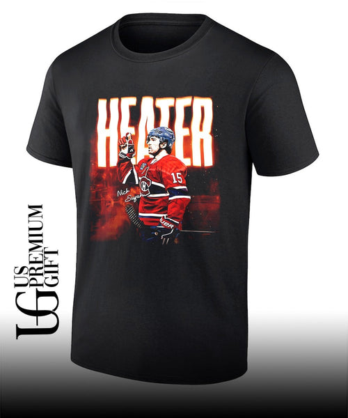 Alex Newhook Heater Nick Suzuki Montreal Canadiens hockey 2026 shirt