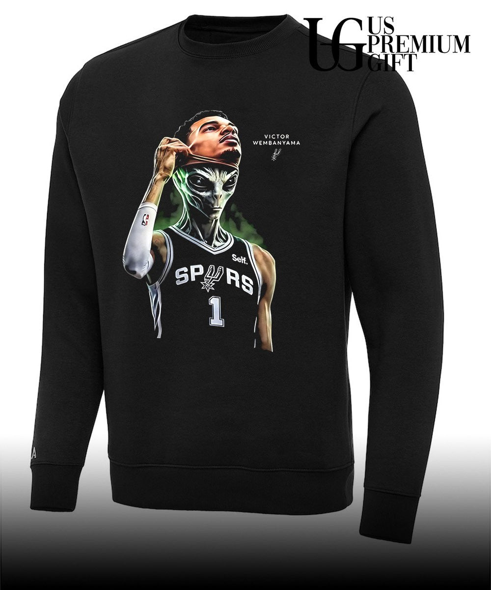 Alien Takeover mask Victor Wembanyama San Antonio Spurs NBA 2026 shirt