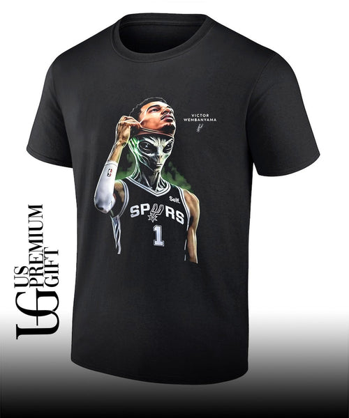 Alien Takeover mask Victor Wembanyama San Antonio Spurs NBA 2026 shirt