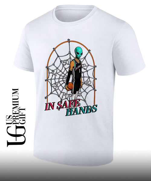 Alien Victor Wembanyama In Safe Hands San Antonio Spurs NBA 2026 shirt