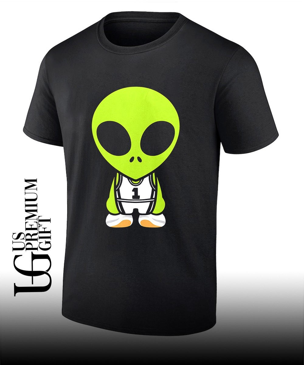 Alien Victor Wembanyama number 1 basketball San Antonio Spurs NBA shirt
