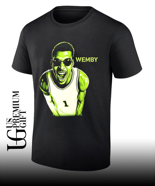 Alien Victor Wembanyama scream San Antonio Spurs NBA Champions 2026 shirt