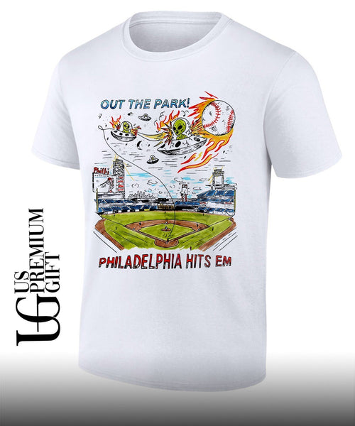 Aliens Out The Park Philadelphia Phillies Hits Em Stadium shirt