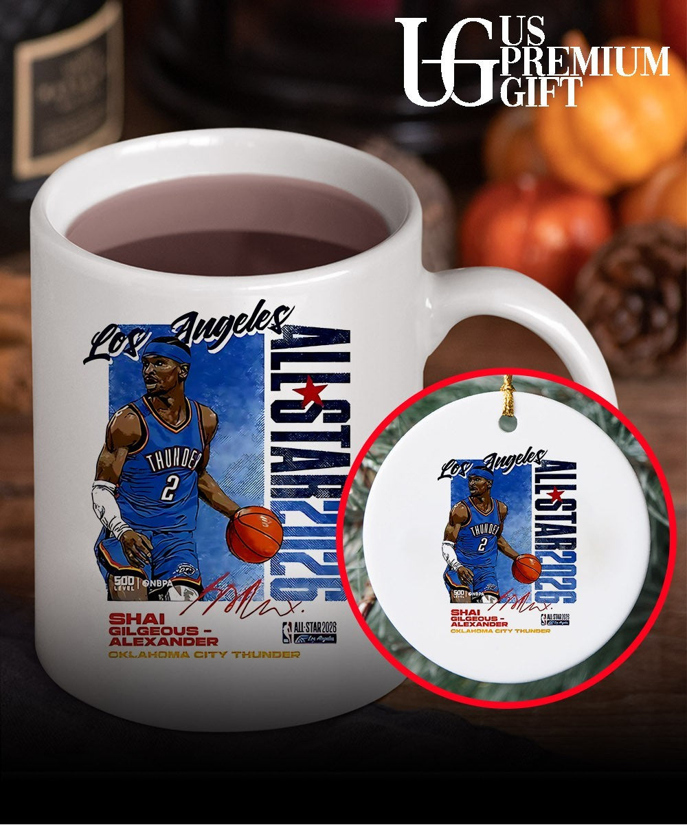 All Star 2026 SGA Shai Gilgeous-Alexander OKC Thunder basketball signature shirt