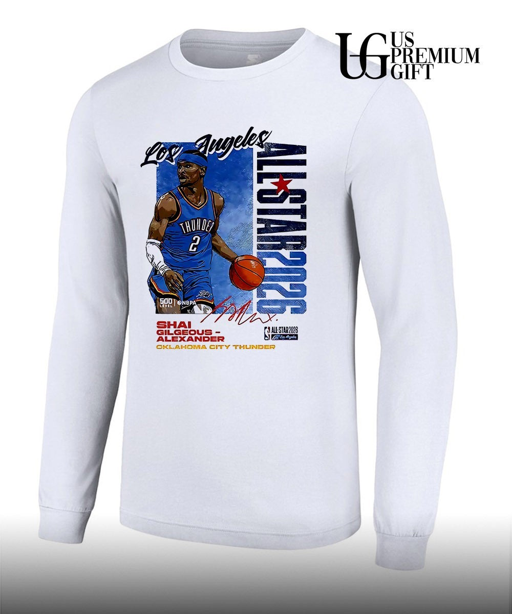All Star 2026 SGA Shai Gilgeous-Alexander OKC Thunder basketball signature shirt