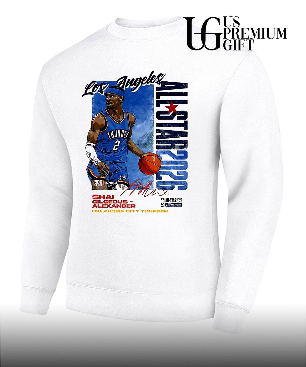 All Star 2026 SGA Shai Gilgeous-Alexander OKC Thunder basketball signature shirt