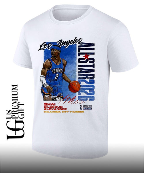 All Star 2026 SGA Shai Gilgeous-Alexander OKC Thunder basketball signature shirt