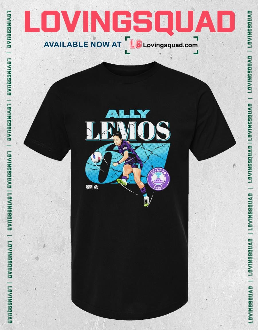 Ally Lemos Orlando Pride Cracked Number Shirt