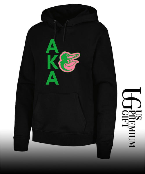 Alpha Kappa Alpha Baltimore Orioles logo shirt