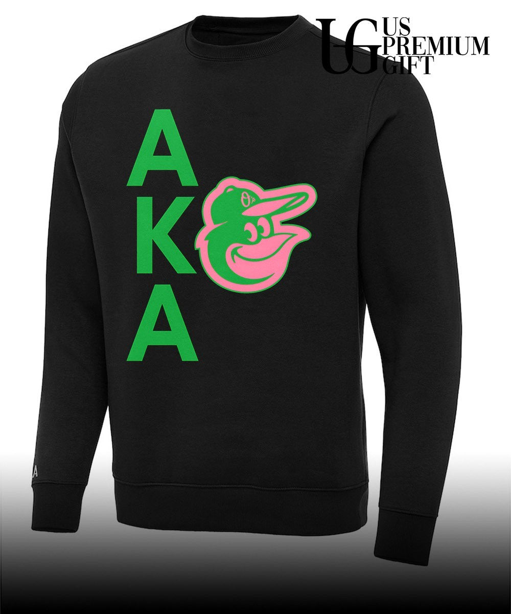 Alpha Kappa Alpha Baltimore Orioles logo shirt