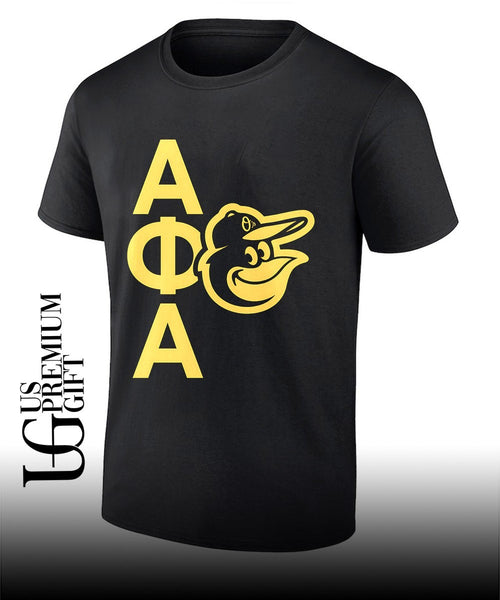 Alpha Phi Alpha Baltimore Orioles logo shirt