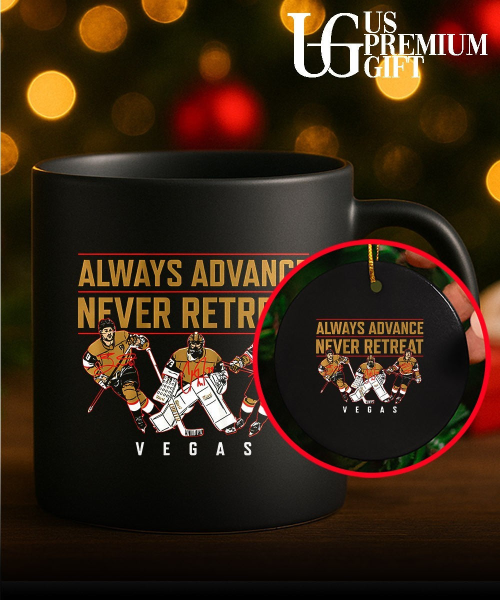 Always Advance Never Retreat Vegas Golden Knights hockey shirt