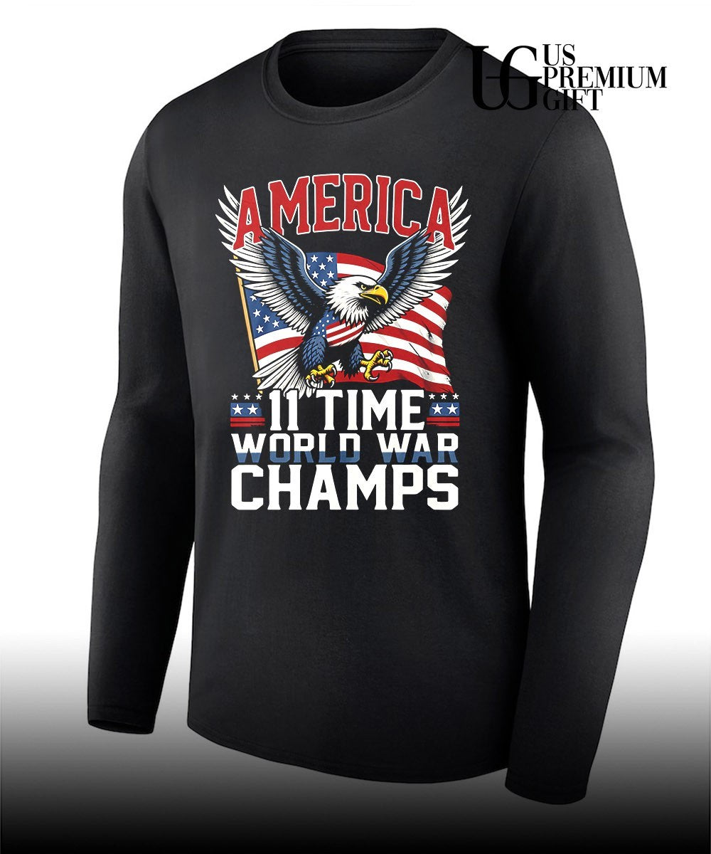 America 11 Time World War Champs shirt