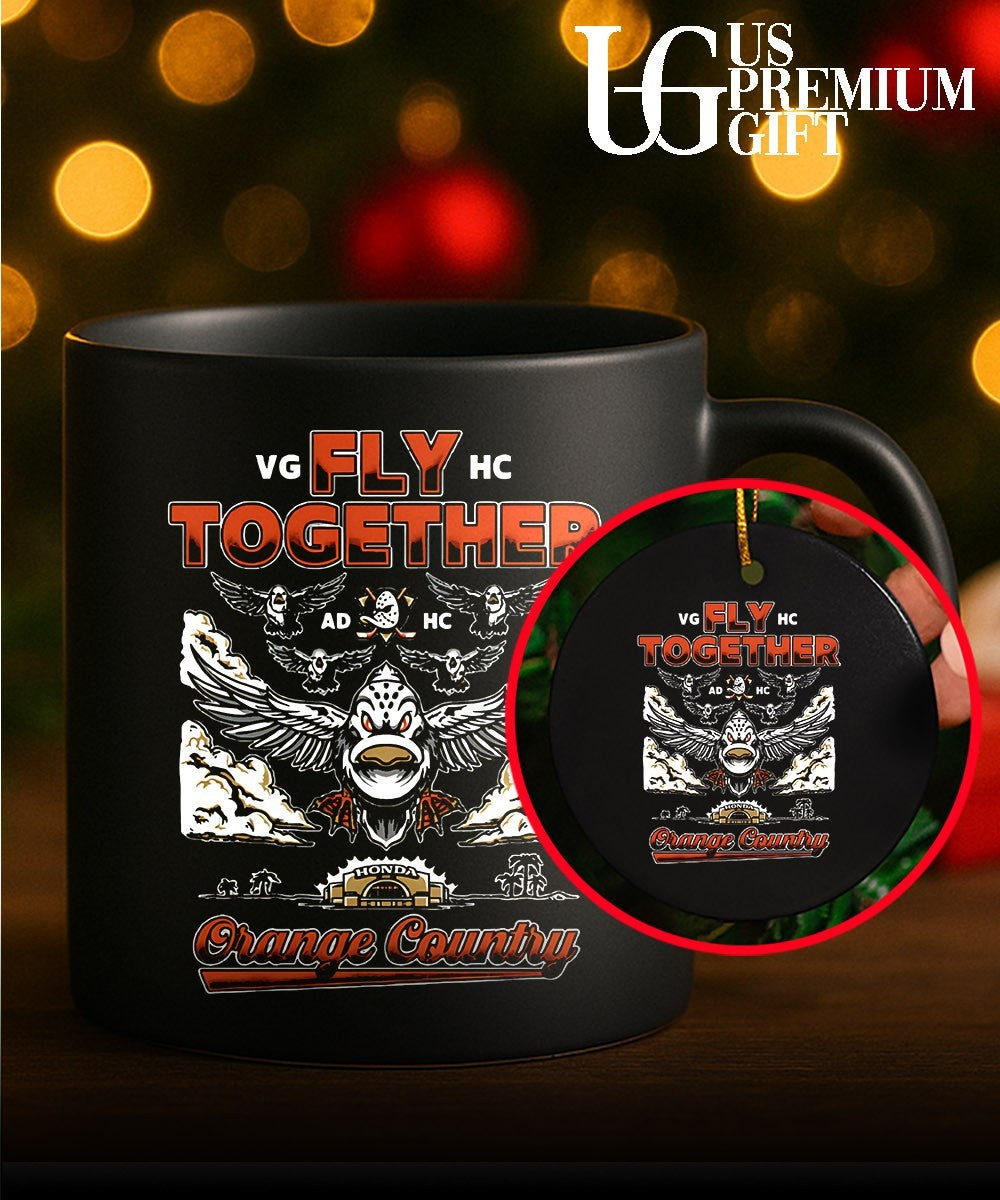 Anaheim Ducks Fly Together Formation Orange County 2026 shirt
