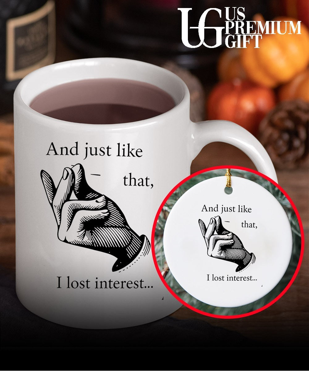 And just like that I lost interest