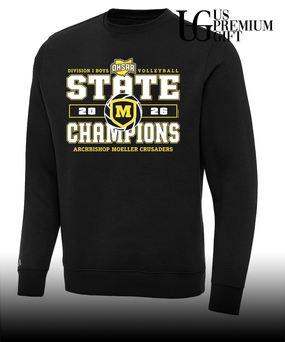 Archbishop Moeller Crusaders 2026 OHSAA Boys Volleyball Division 1 State Champions shirt
