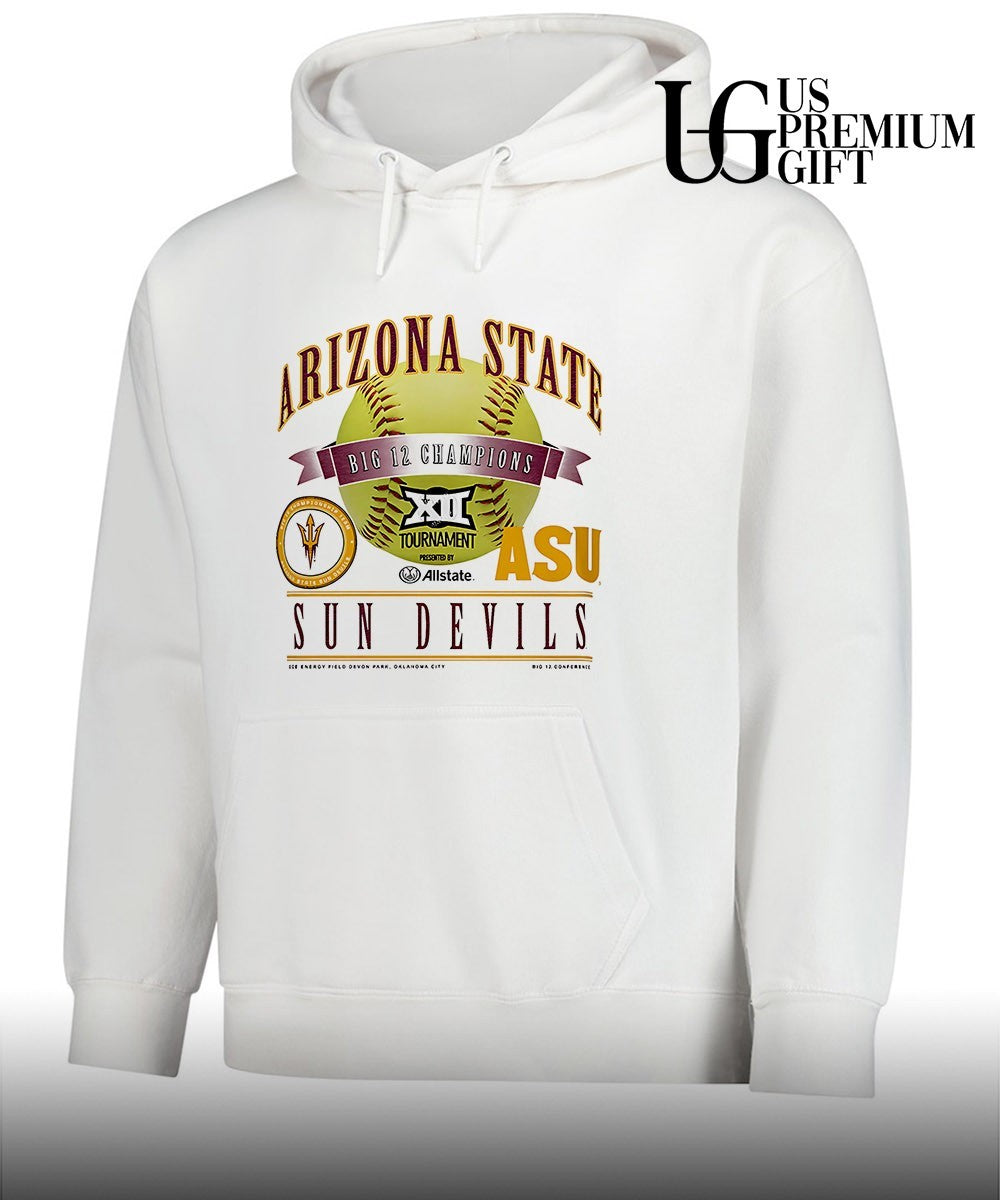 Arizona State Sun Devils 2026 Big 12 Softball Tournament Champions Locker Room shirt