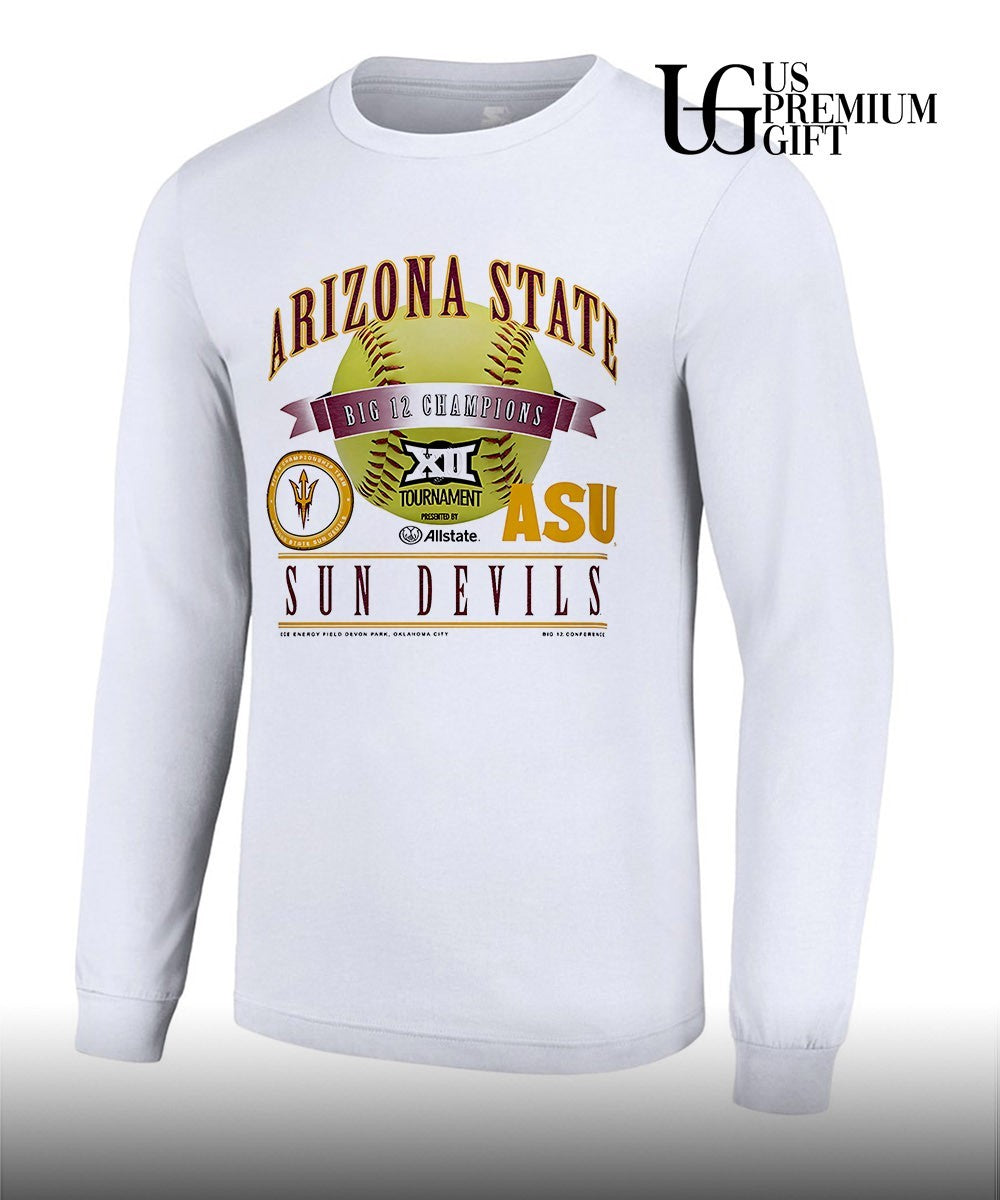 Arizona State Sun Devils 2026 Big 12 Softball Tournament Champions Locker Room shirt