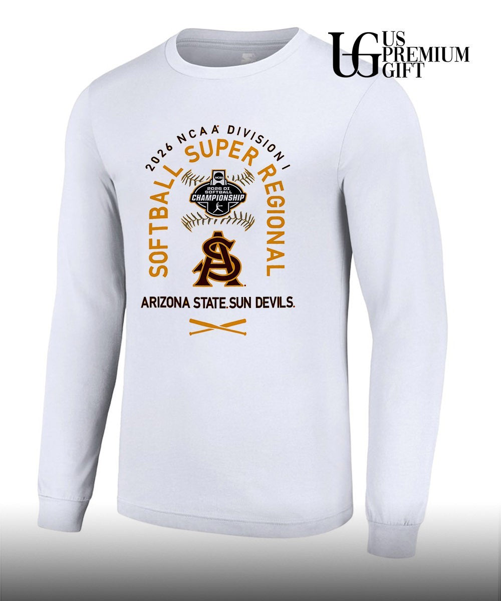 Arizona State Sun Devils NCAA Division I NCAA Softball Super Regional 2026 shirt