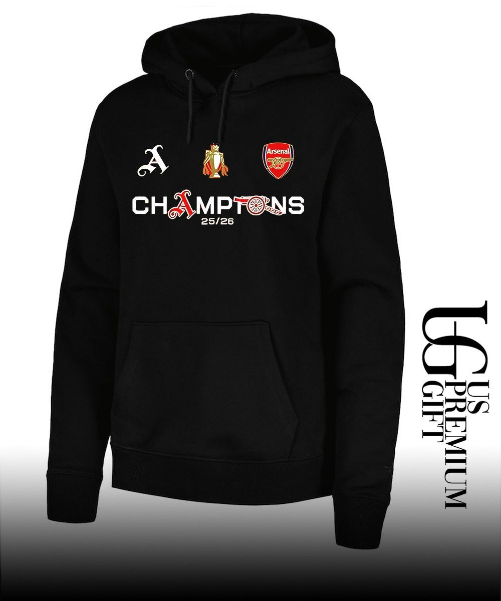 Arsenal FC Premier League Champions 2026 logo shirt