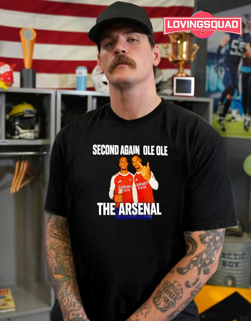 Arsenal FC Second Again Ole Ole Funny Football Fan shirt