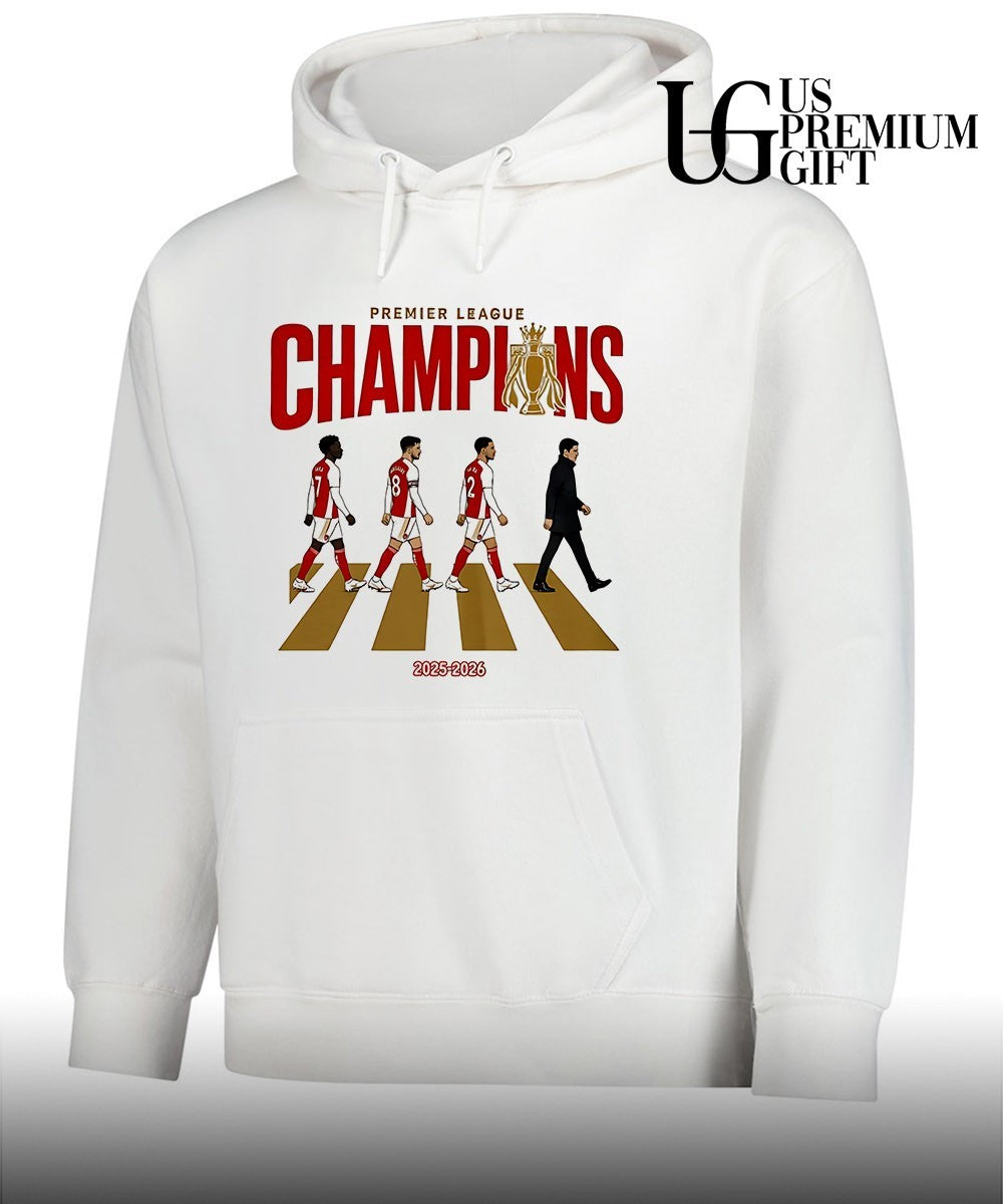 Arsenal Premier League Champions 2025-2026 abbey road shirt