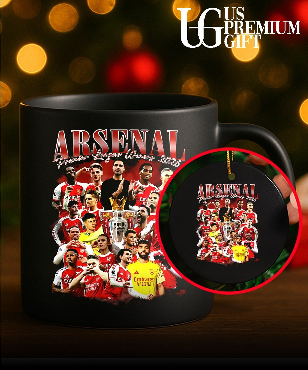 Arsenal Premier League Winners 2025- 2026 graphic shirt