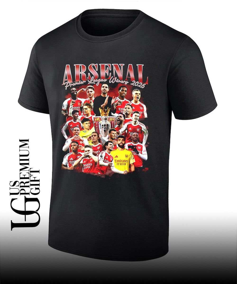 Arsenal Premier League Winners 2025- 2026 graphic shirt