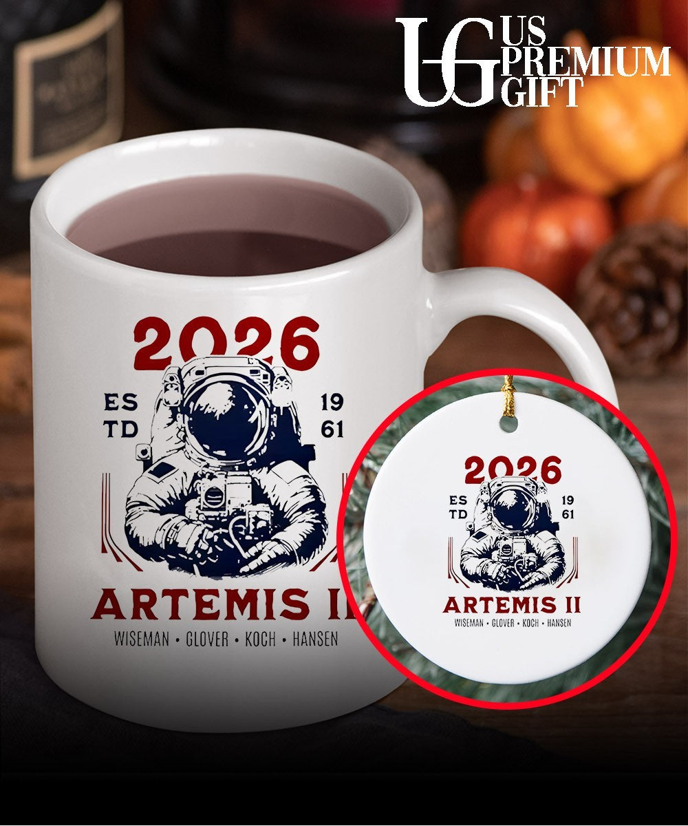 Artemis II 2026 Lunar Mission Crew shirt