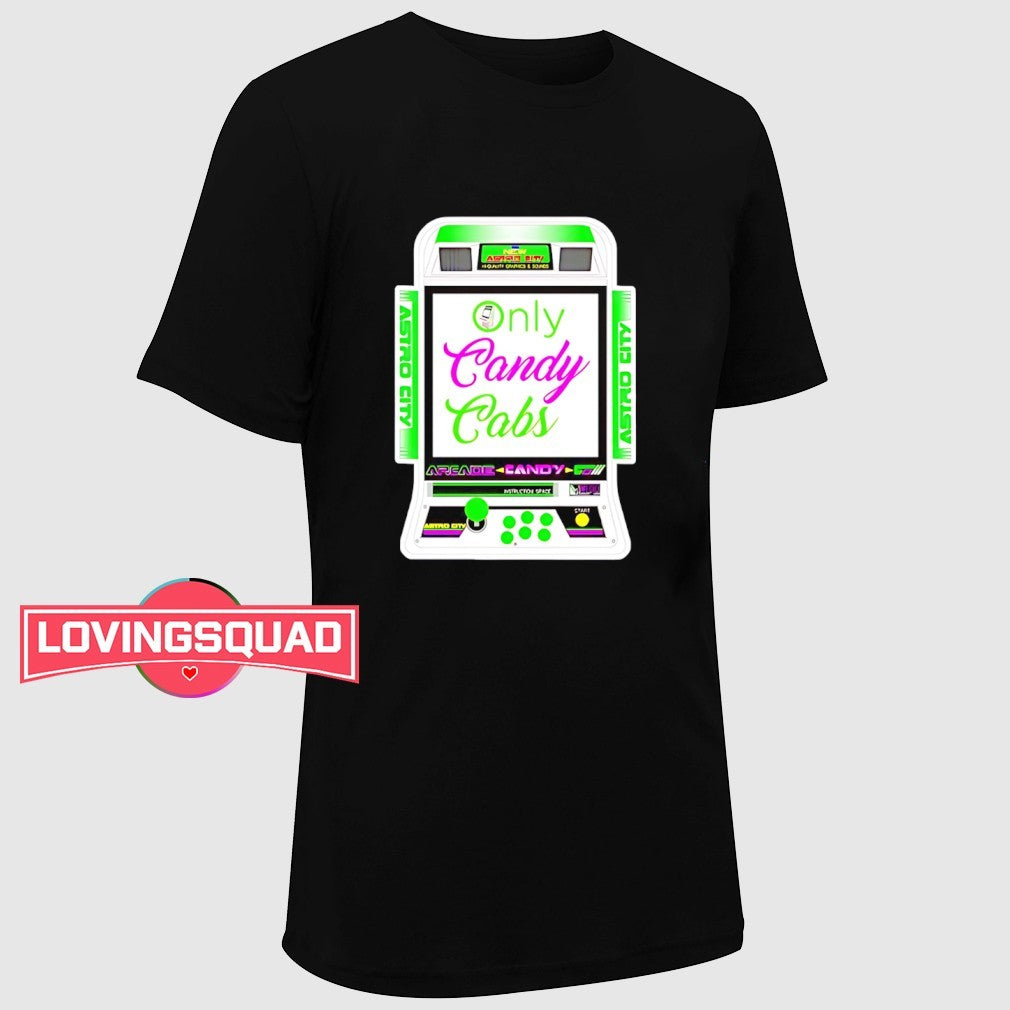 Astro City Candy Cabs Retro Arcade Gaming shirt