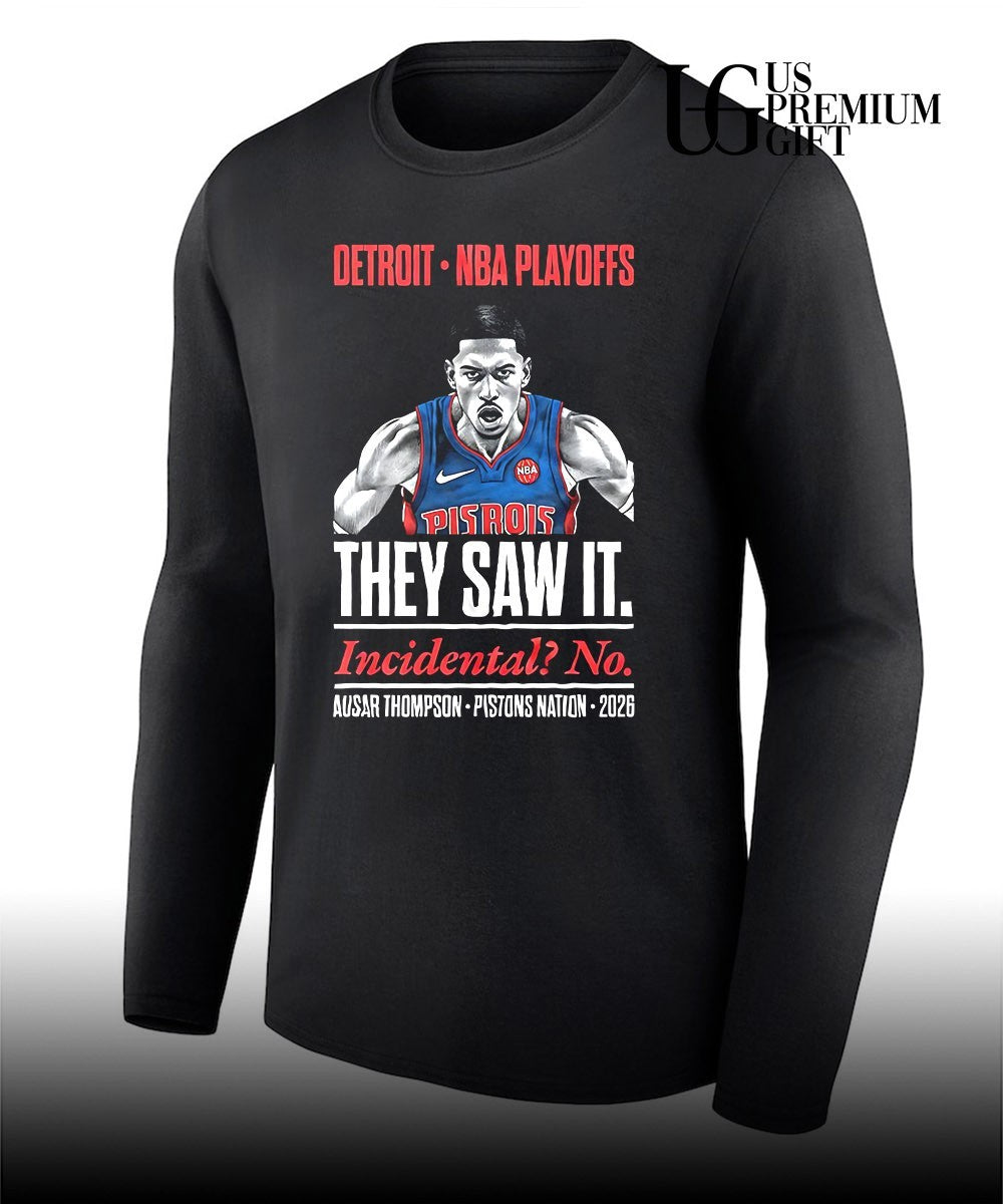 Ausar Thompson Detroit Pistons No Call Playoffs 2026 shirt