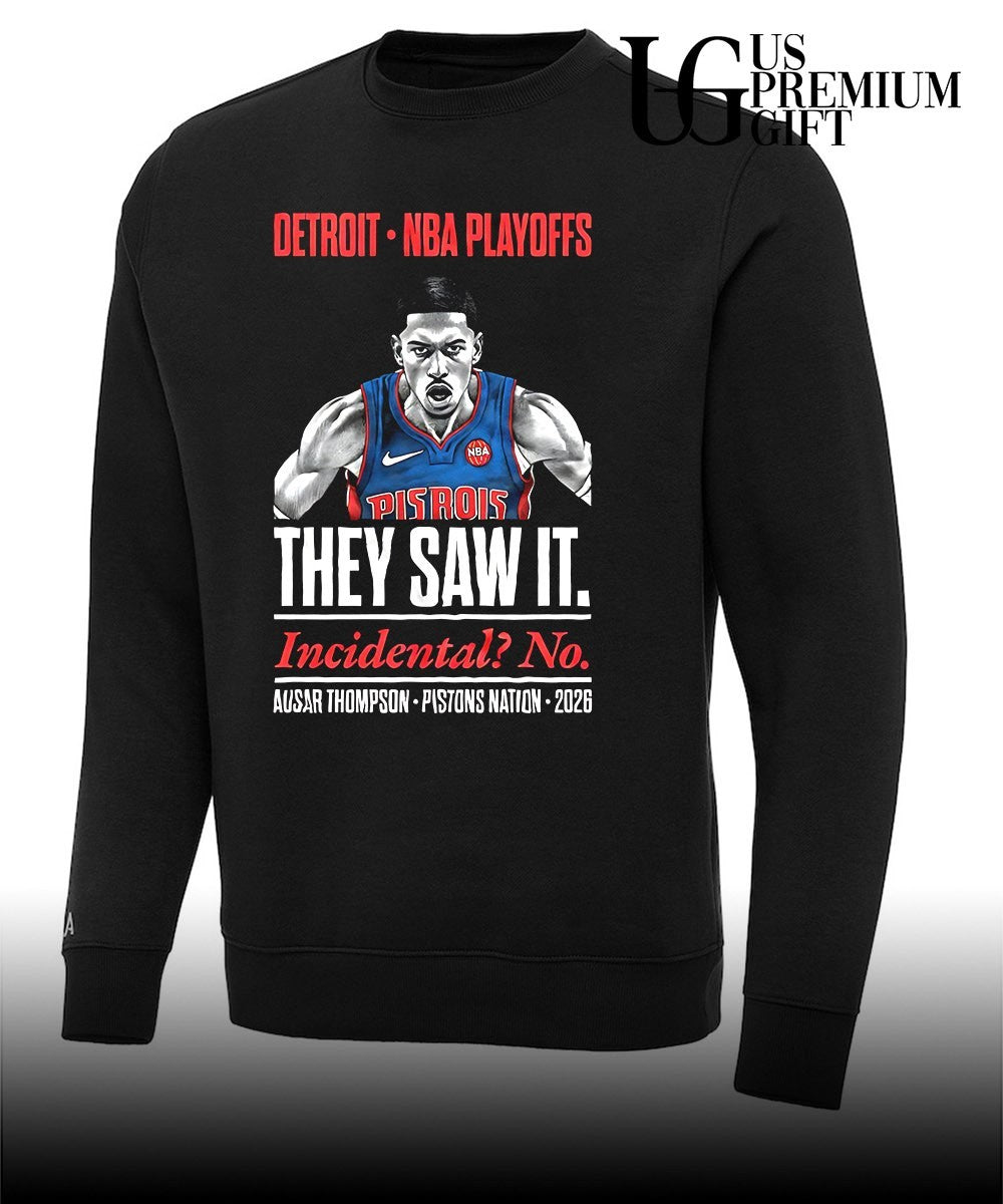 Ausar Thompson Detroit Pistons No Call Playoffs 2026 shirt