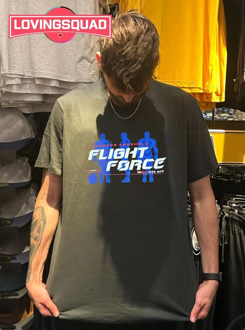 Avengers Assemble Flight Force Irom Man Shirt