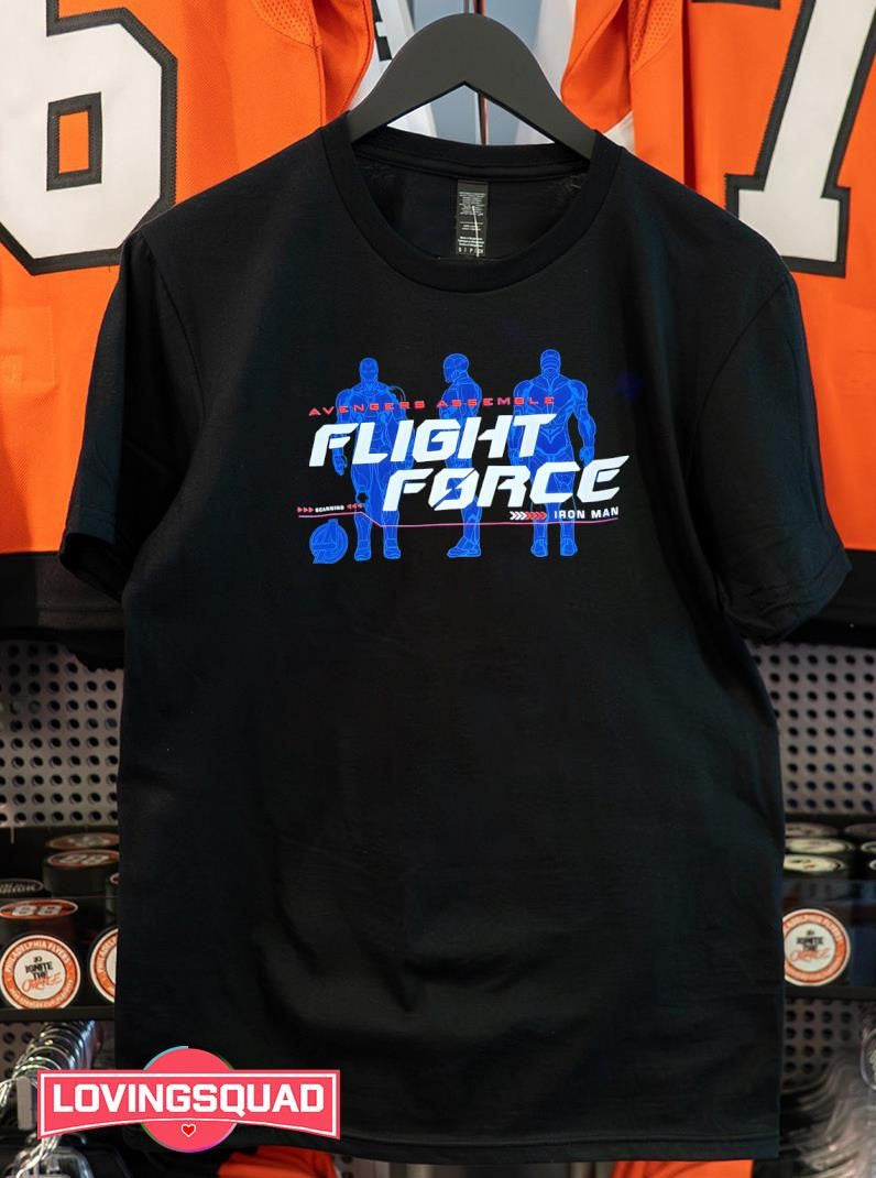 Avengers Assemble Flight Force Irom Man Shirt