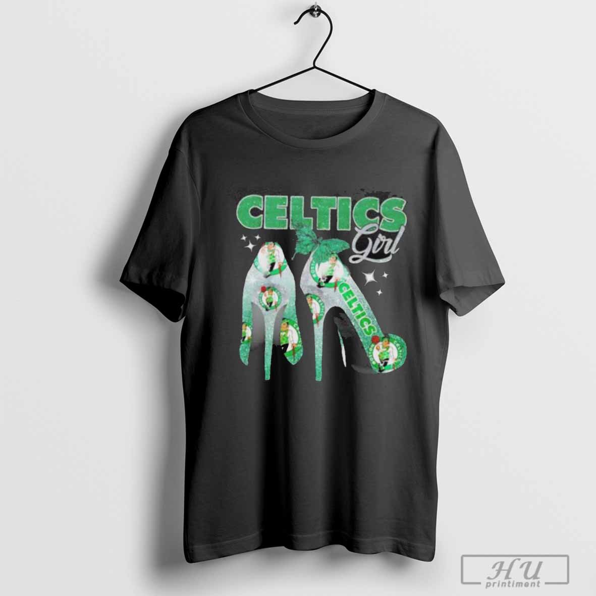 Awesome High Heels Boston Celtics Girl