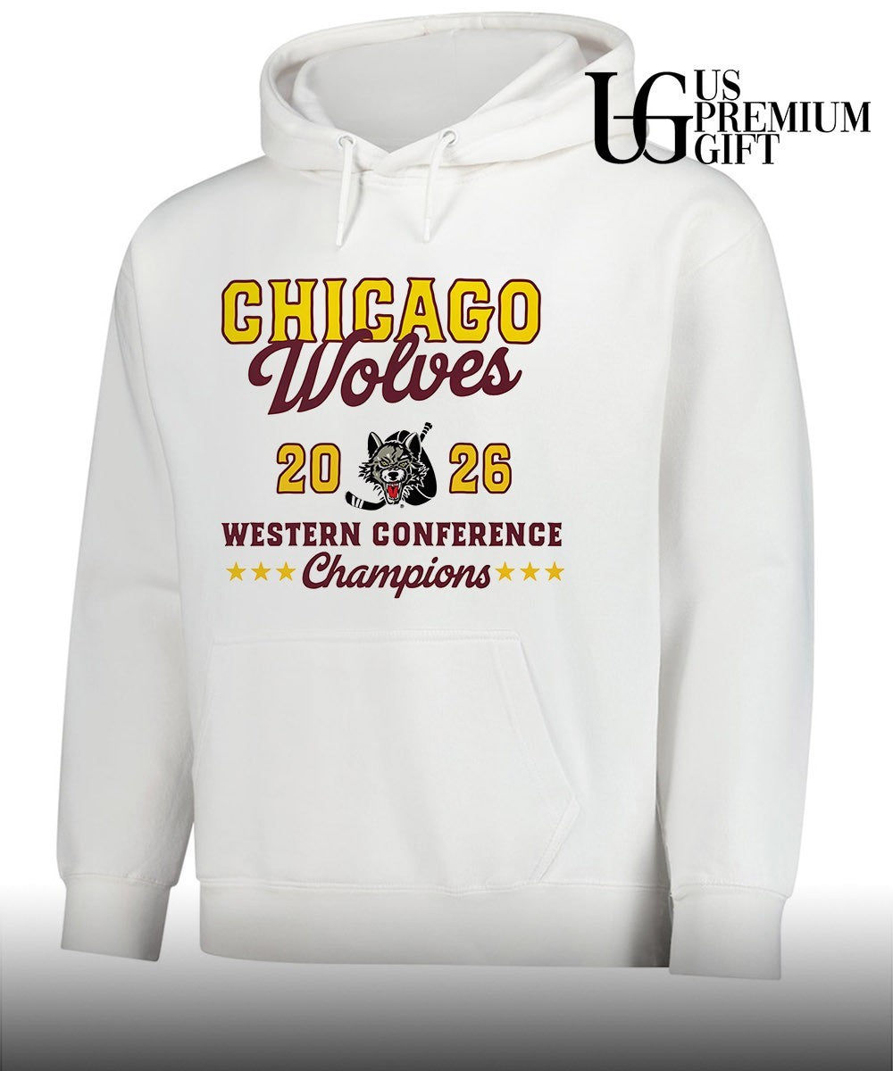 Chicago Wolves 2026 Western Conference Champions T-shirt