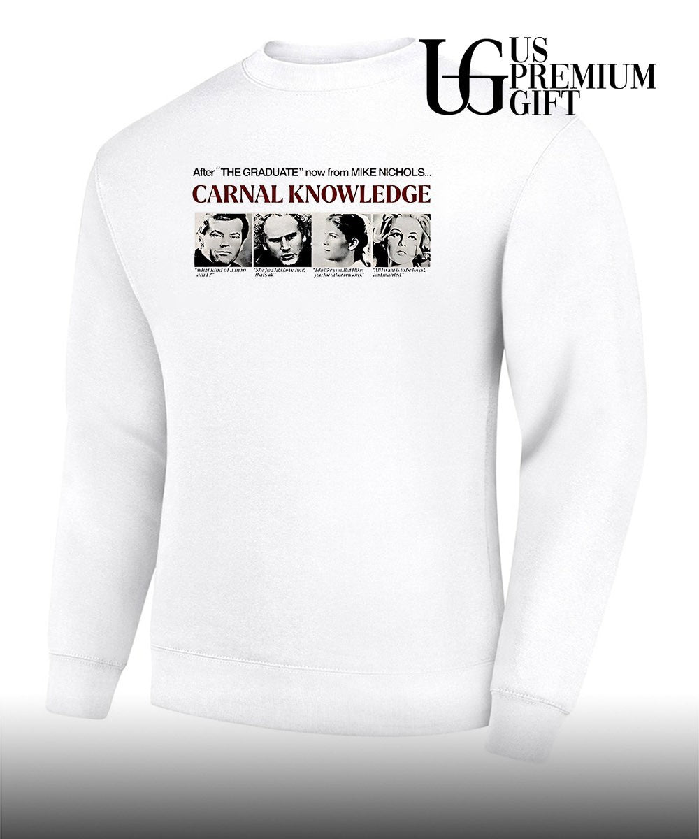 Aziz Ansari wearing Carnal Knowledge shirt