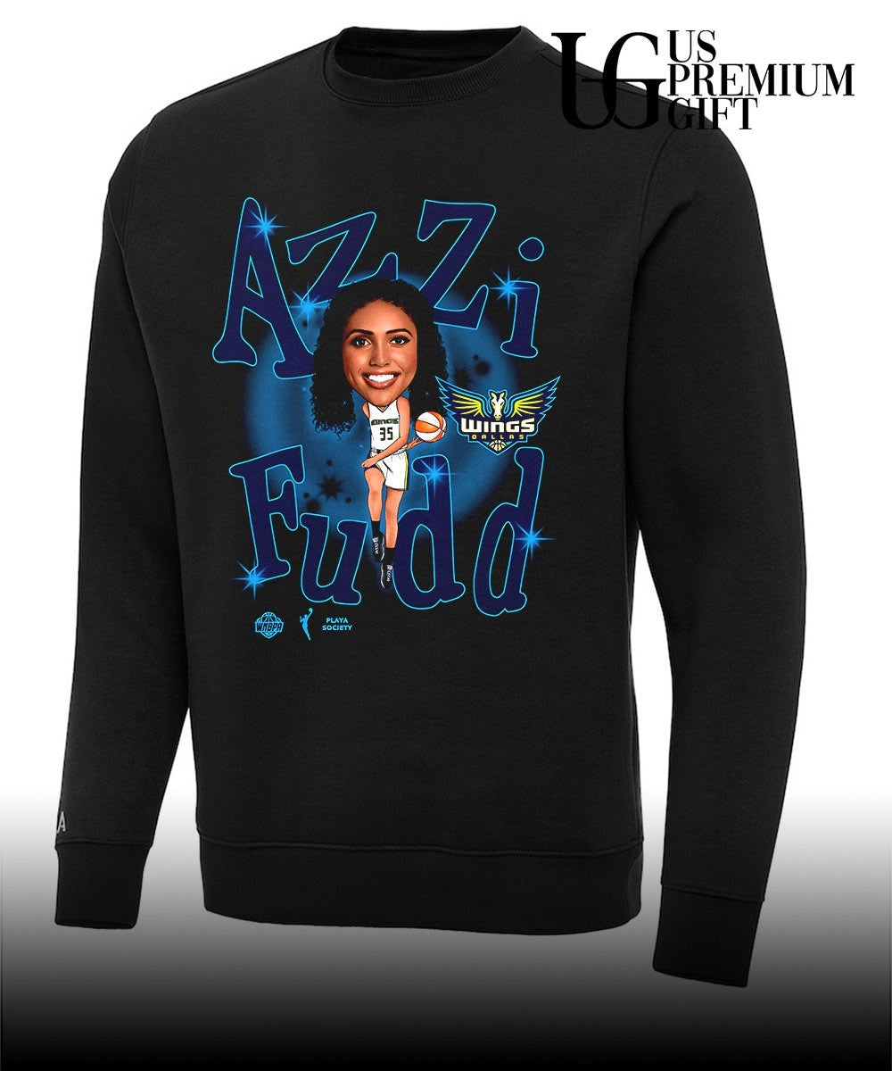 Azzi Fudd Dallas Wings WNBPA Playa Society Basketball Player shirt