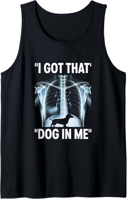 I Got That Dog in Me Hustle Attitude Graphic Tank Top