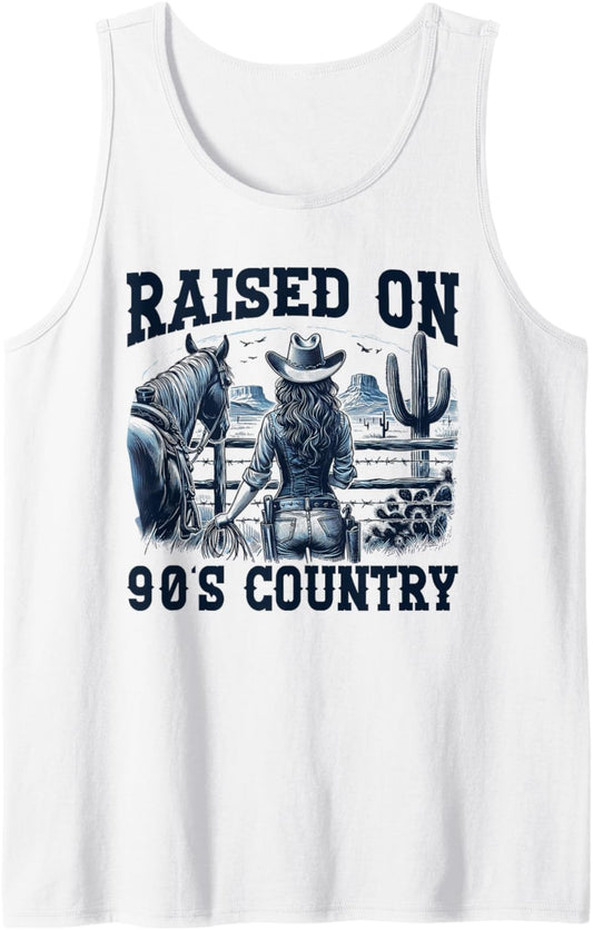 Rodeo Western Country Southern Horse Equestrian Cowgirls Tank Top