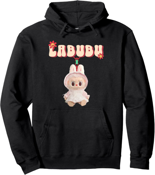Funny Labubu Lover Cute Labubu The Monsters Women Pullover Hoodie