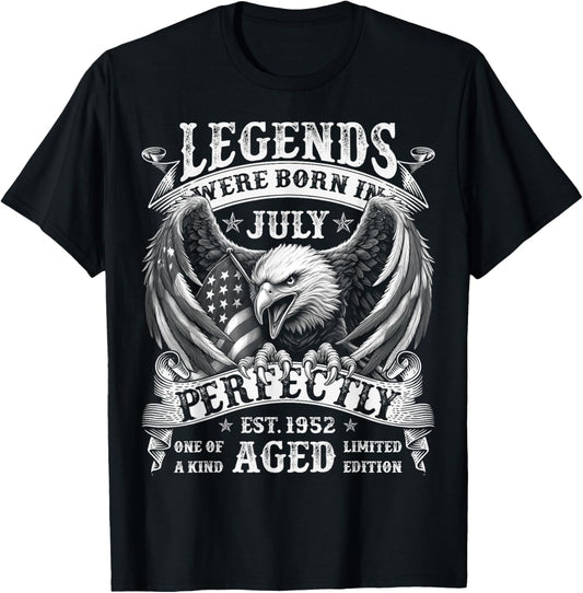 July 1952 Retro 73rd Birthday Gifts For Men 73 Year Old