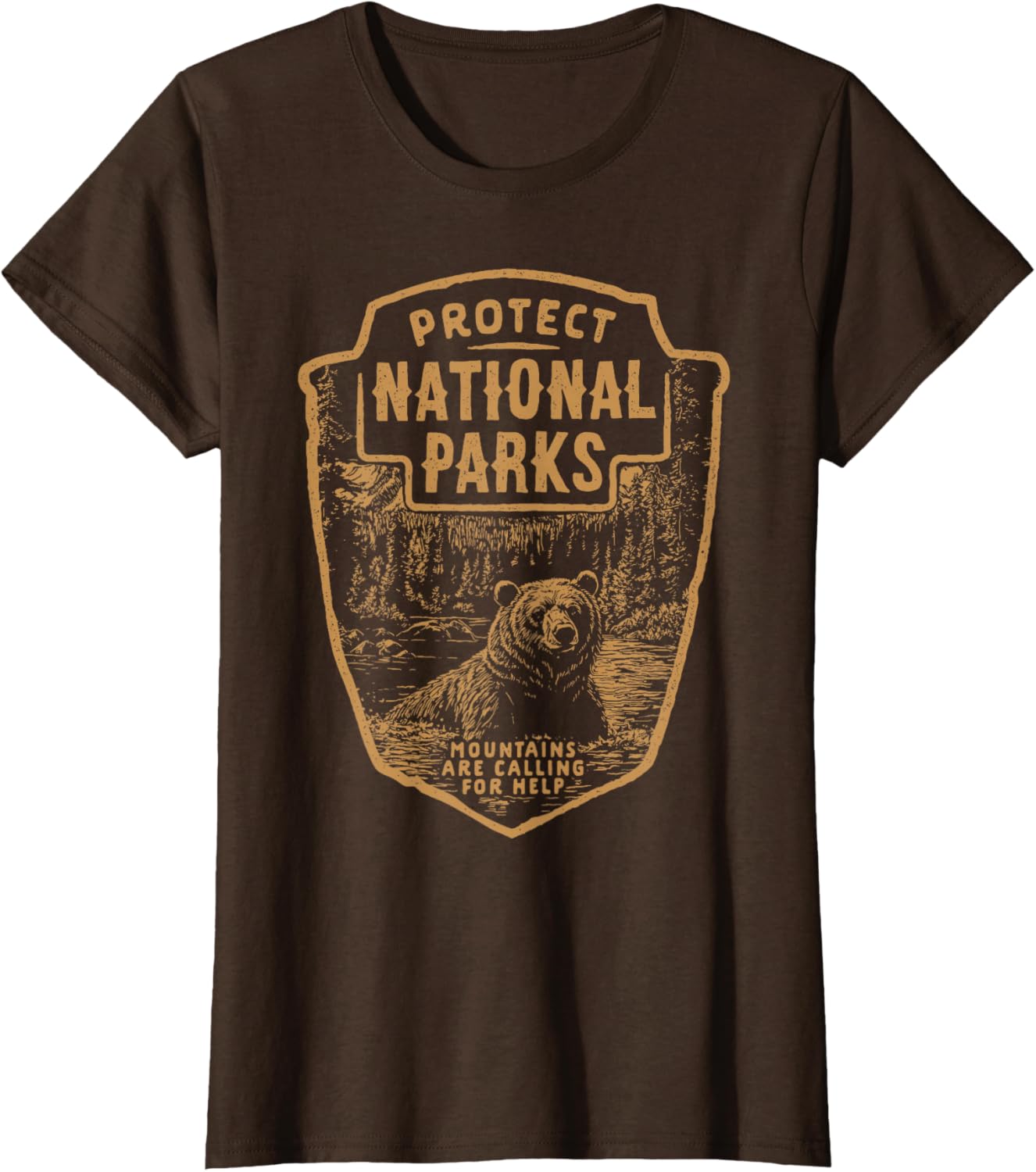 Support Our National Parks Bear Graphic Tees