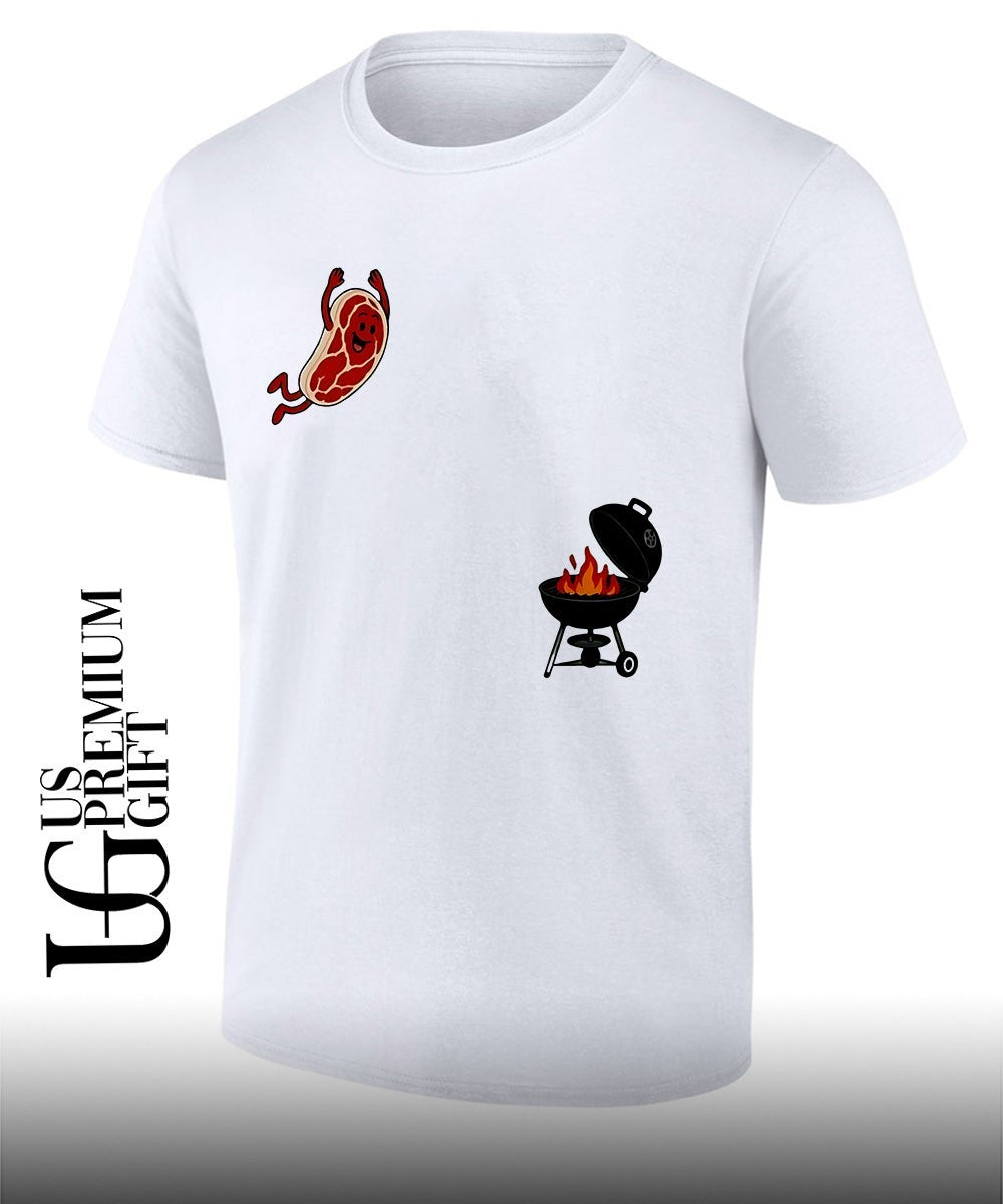 BBQ Jumping Steak funny 2026 shirt