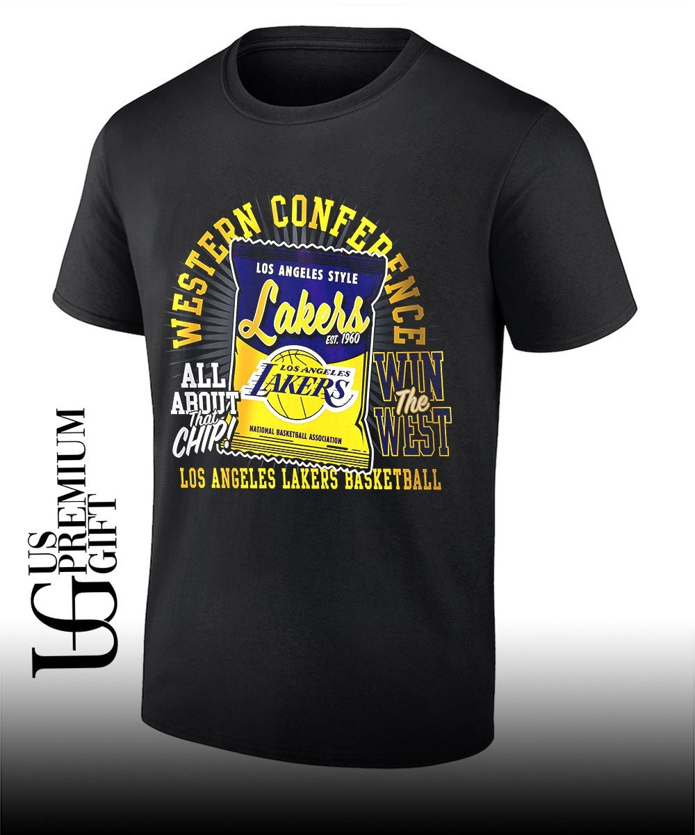 Los Angeles Lakers NBA Western Conference All About That Chip Win The West Est 1960 shirt