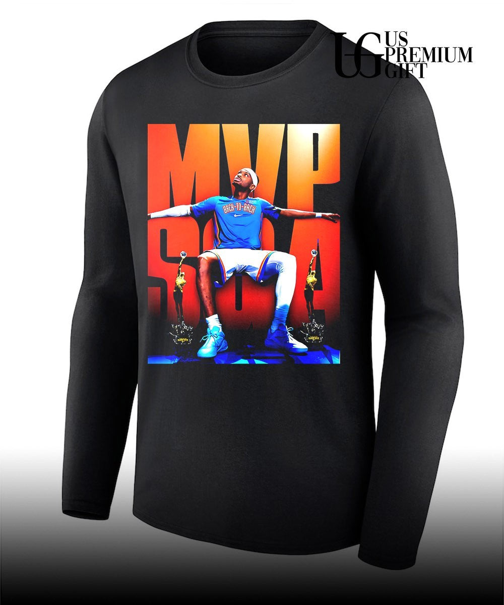 Back to Back Shai Gilgeous-Alexander is the 2026 NBA MVP poster shirt